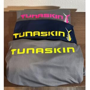 TunaSkin Lot of 3 Women's Size Large Shirts Echo Performance UPF 35+ Quick-Dry